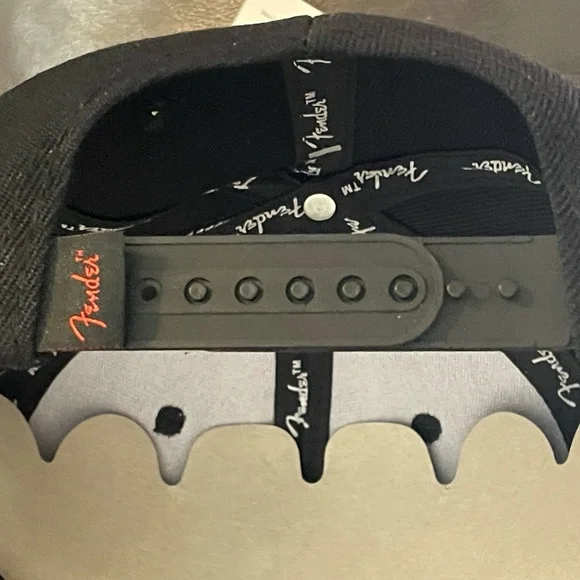 Fender Camo 100% Cotton Flat Bill Hat / Cap NWT - Picture 5 of 8